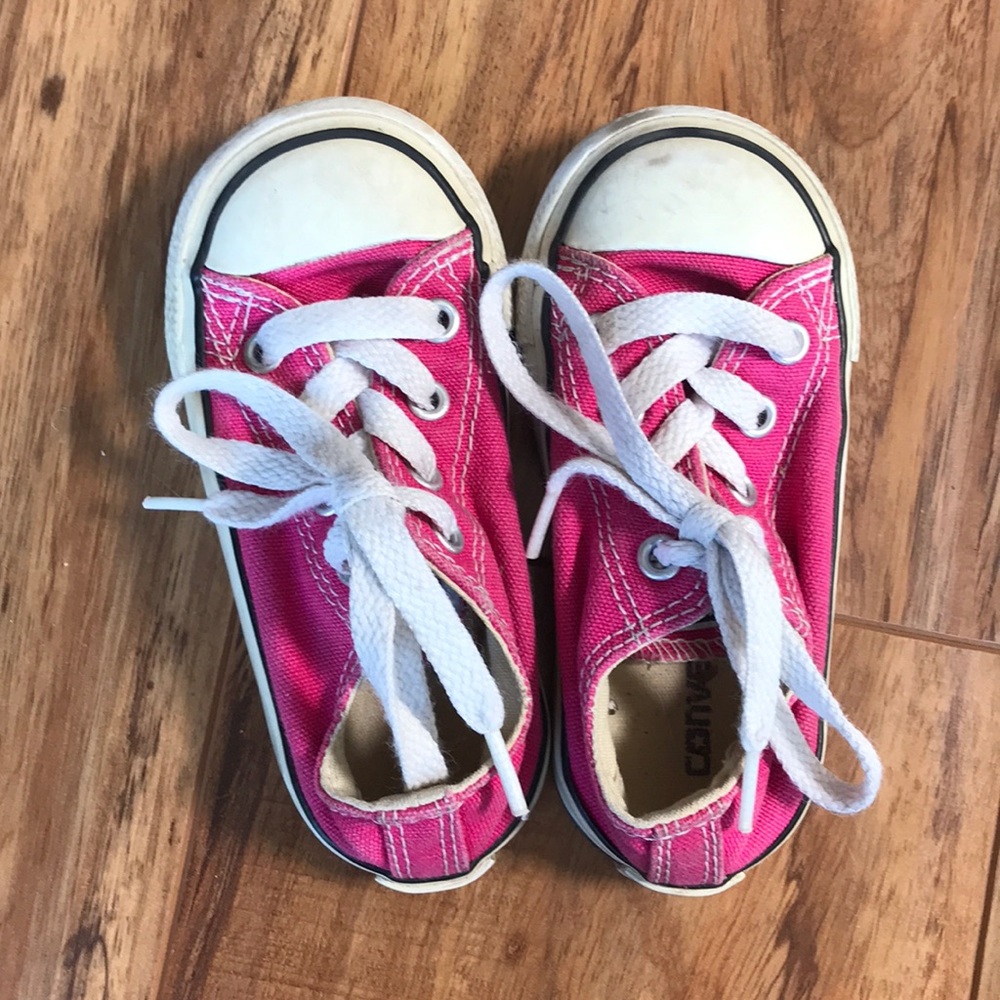 Converse Low Top Infant Toddler Pink Sz 6